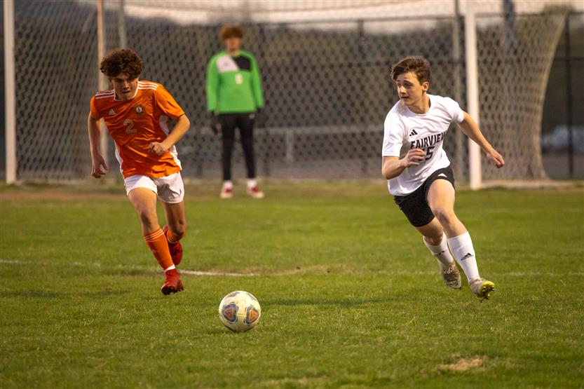 Fairview and Summit high schools play soccer